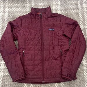 Patagonia Burgundy Nano Puff Insulated Jacket - Women's